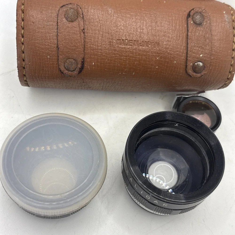 MCM Wide Angle & Telephoto Lens With Case Kaligar Made In Japan 1960s‎